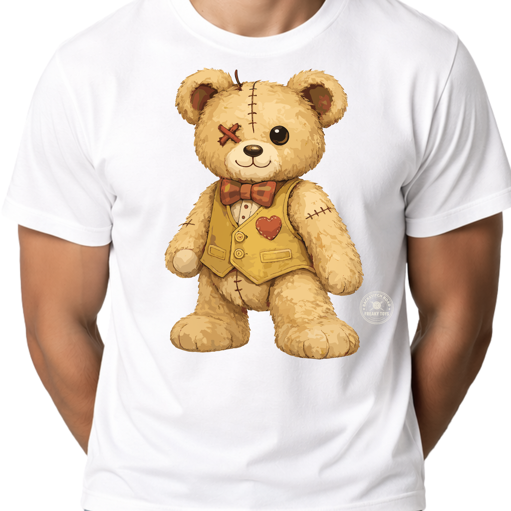 Backstitch Road Freaky Toys Bear T-shirt