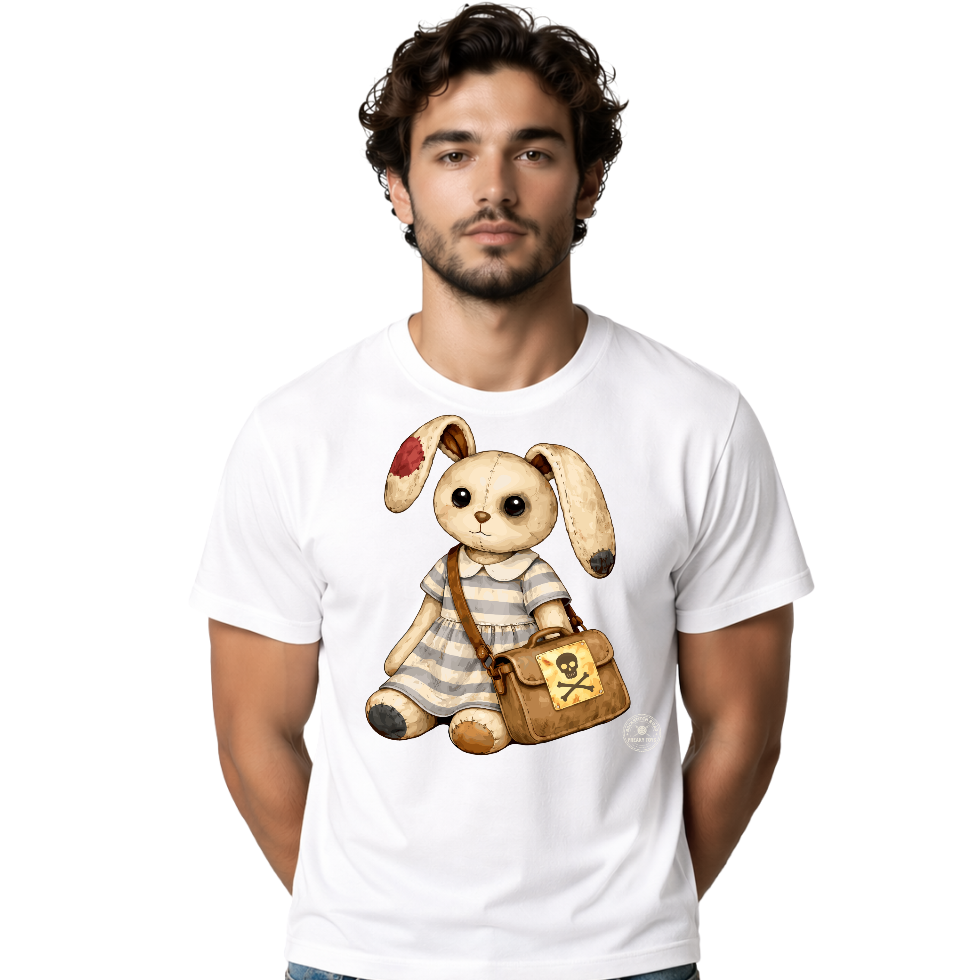 Backstitch Road Freaky Toys Bunny T-shirt