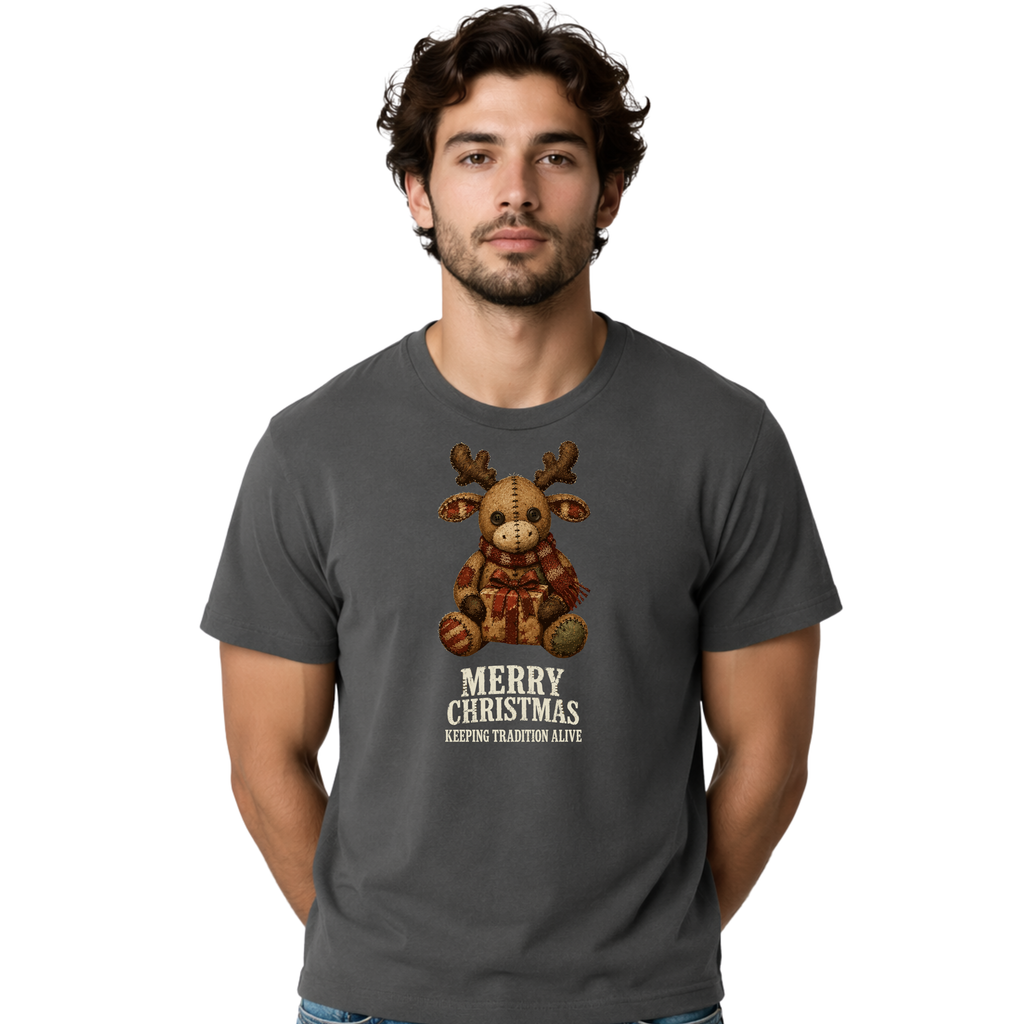 Backstitch Road Reindeer Classic T-shirt