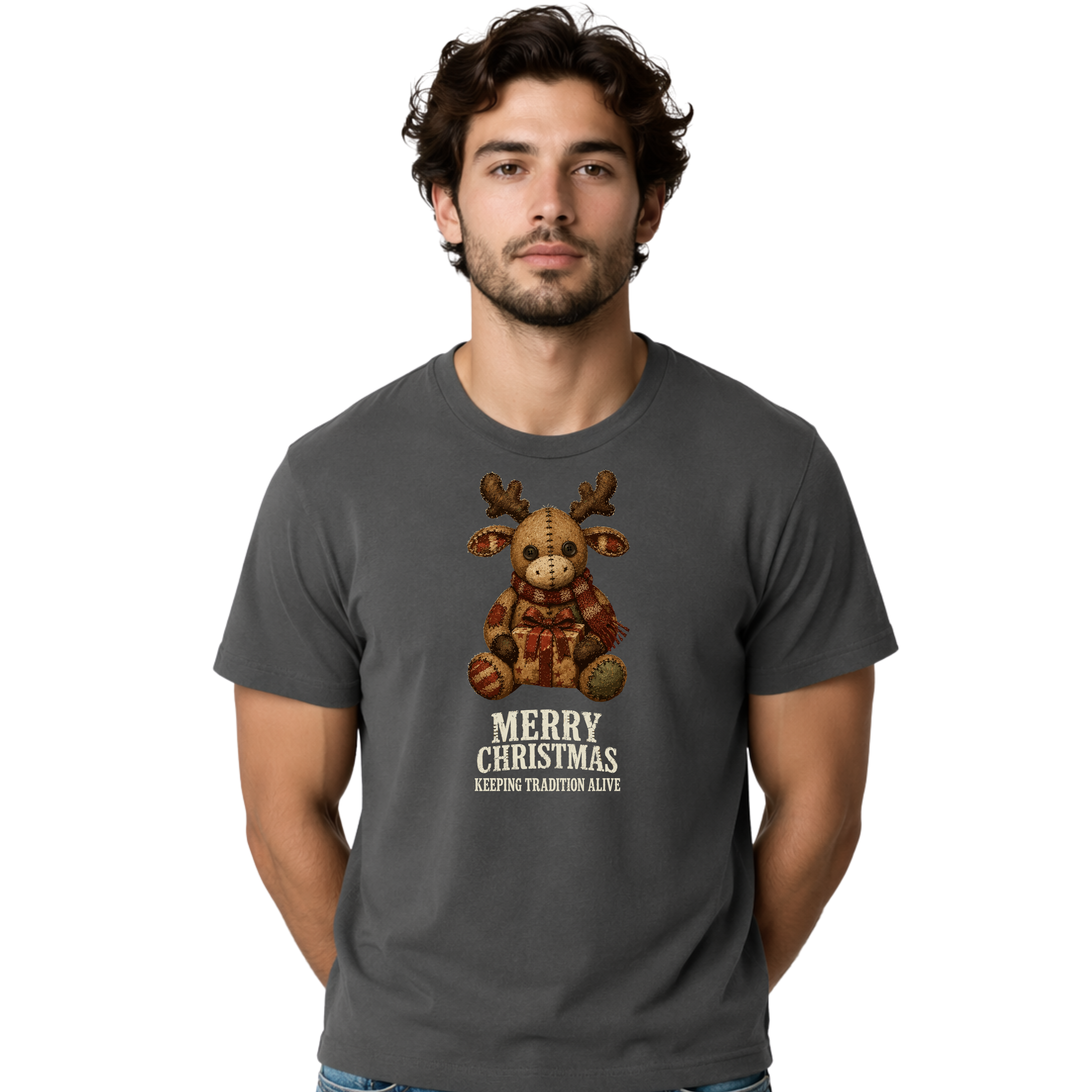 Backstitch Road Reindeer Classic T-shirt