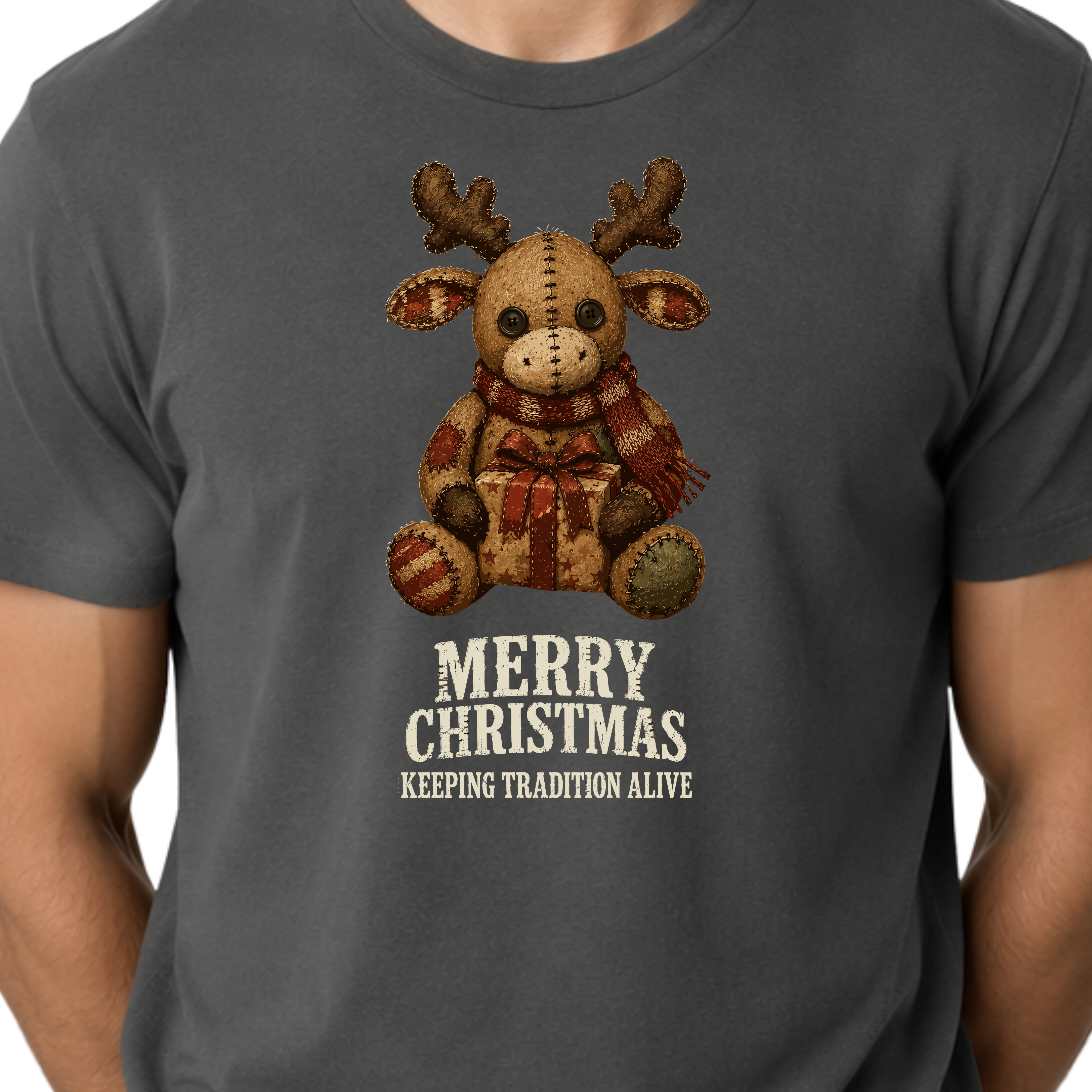 Backstitch Road Reindeer Classic T-shirt