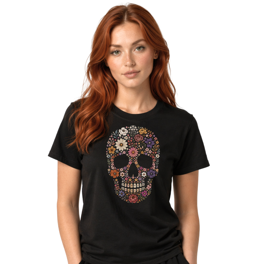 Flower Skull T-shirt