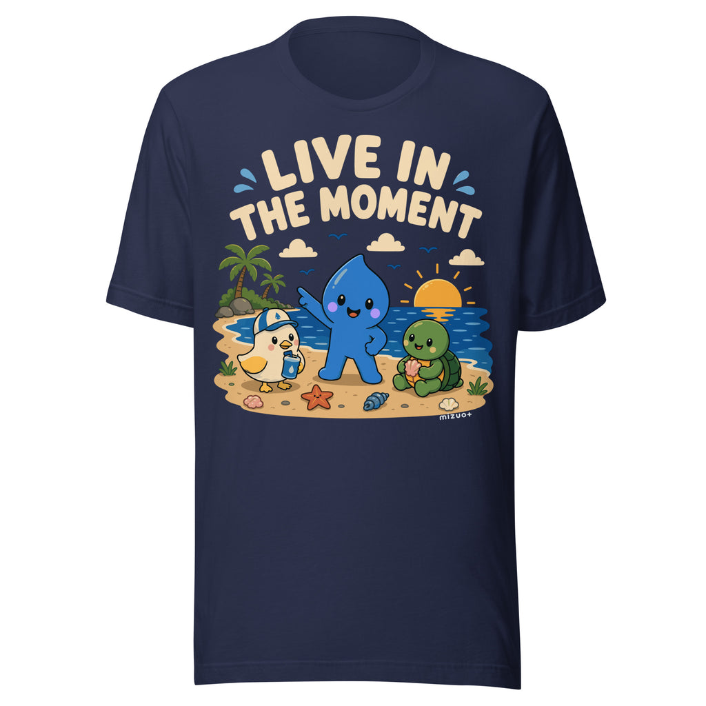 Mizuo & Friends - Live in the Moment Adult T-Shirt