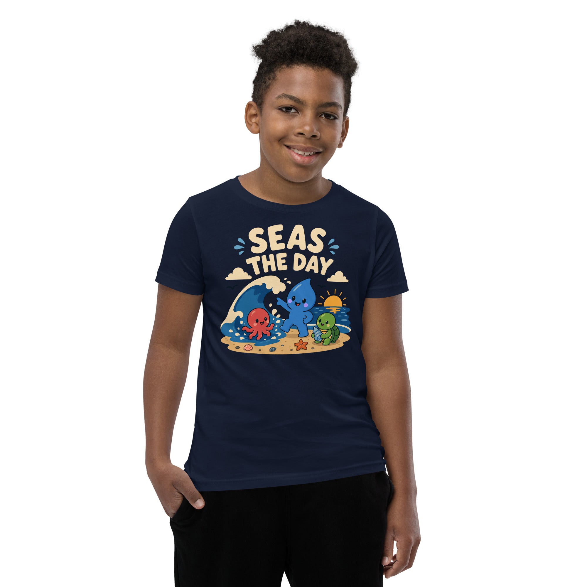 Mizuo & Friends - Seas The Day Youth T-Shirt